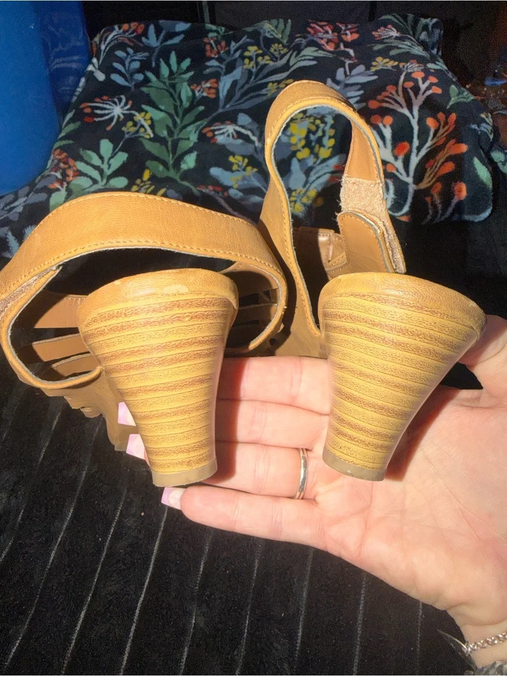 Cityclassified Tan Strappy Espadrille Slingbacks
